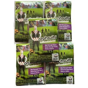 Morphsuits Vampire Halloween Costume Roll Play Lot Of 5 Unisex Size XL